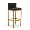 Elara Black Pu Bar Chair