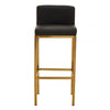 Elara Black Pu Bar Chair