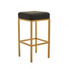 Elara Black Pu Bar Stool