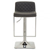 Elara Dark Grey And Square Base Bar Stool