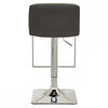 Elara Dark Grey And Square Base Bar Stool