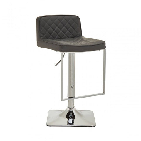 Elara Dark Grey And Square Base Bar Stool