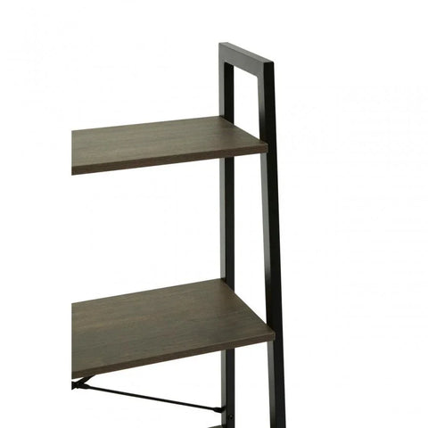 Hawthorn Four Tier Veneer Ladder Shelf Unit