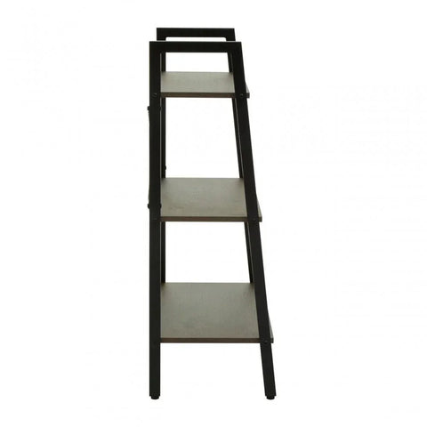 Hawthorn Three Tier Veneer Ladder Shelf Unit