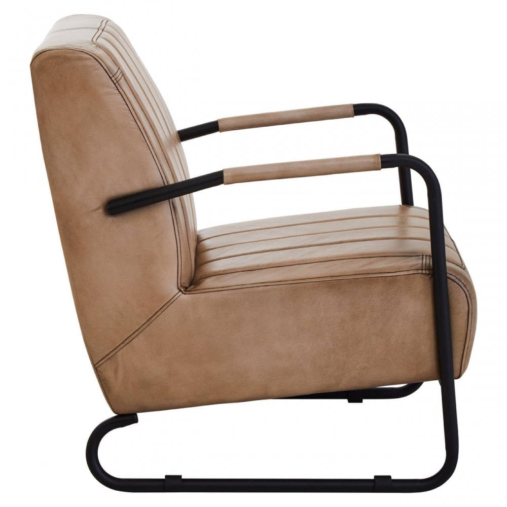 Bison Leather Armchair