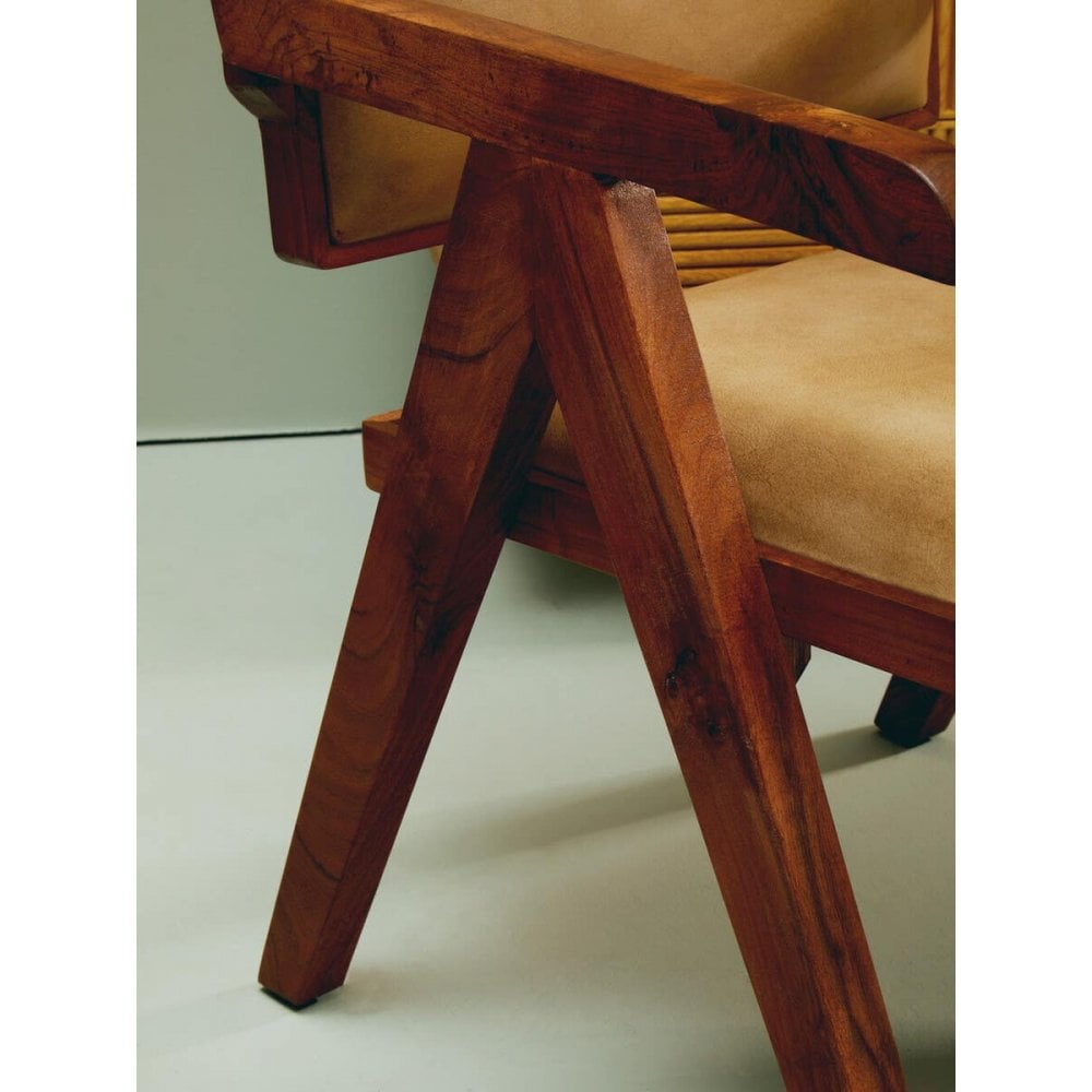 Bison Leather Armchair