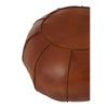Bison Leather Pouffe