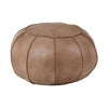 Bison Leather Pouffe