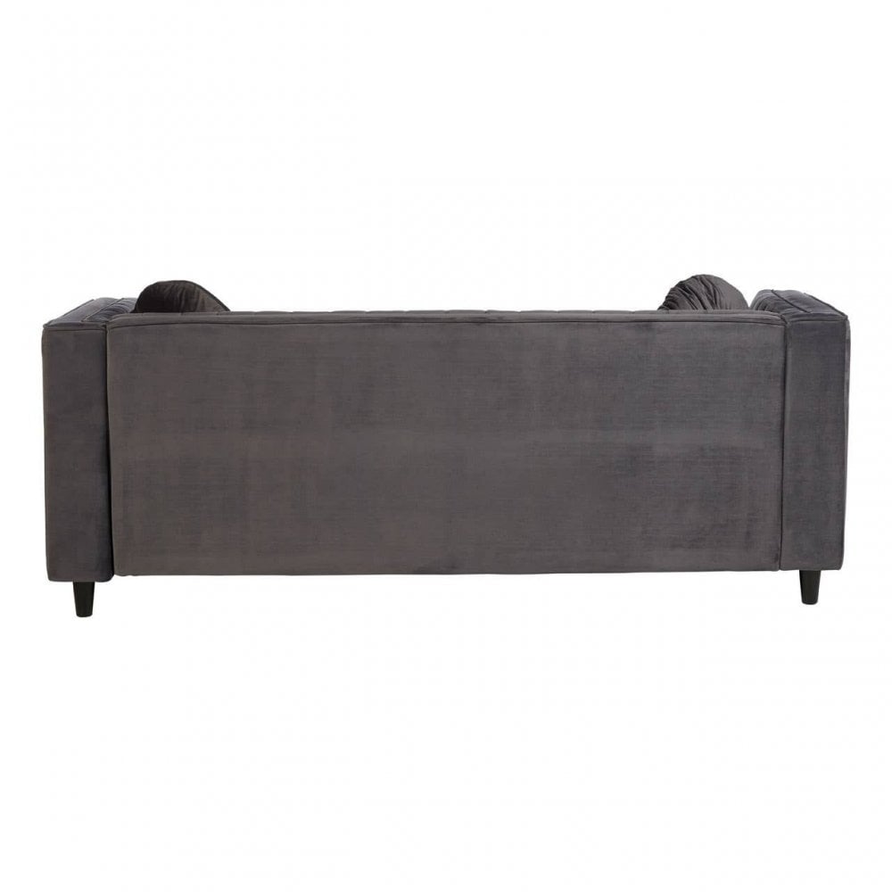 Farrah Three Seat Velvet Sofa