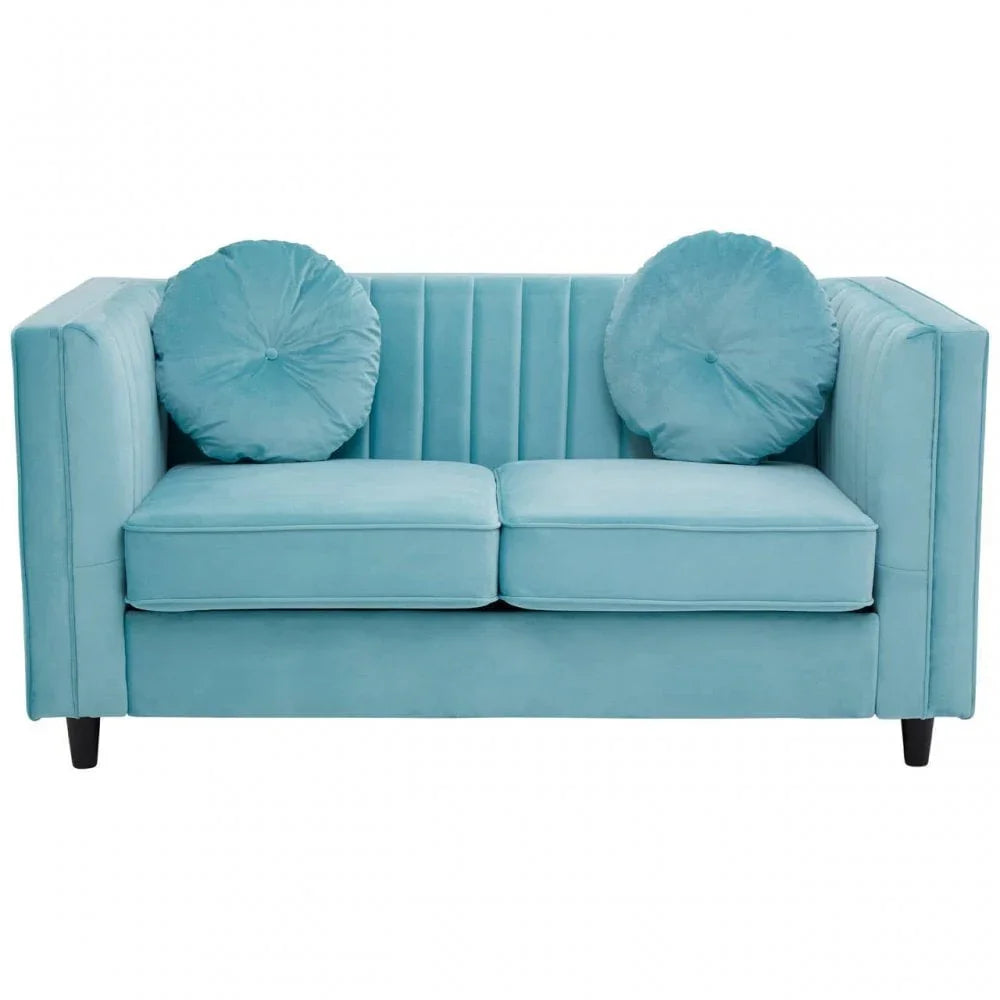 Farrah Two Seat Velvet Sofa