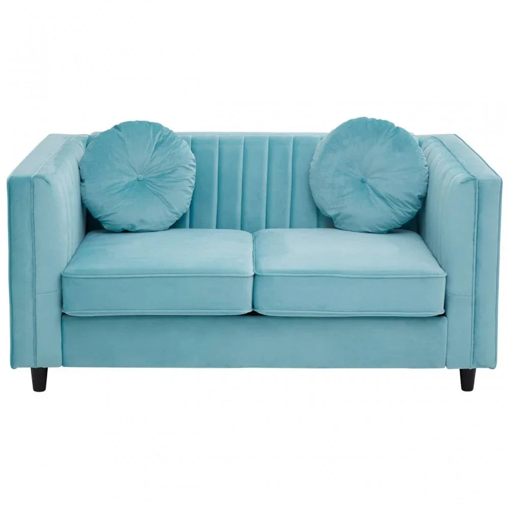 Farrah Two Seat Velvet Sofa