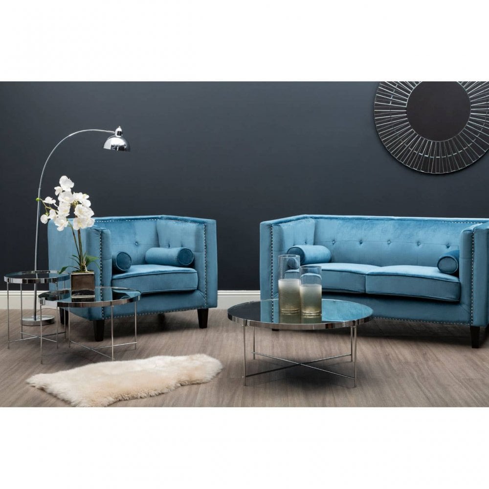 Emory Two Seat Velvet Sofa