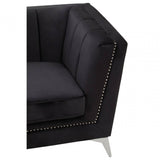 Mason Three Seat Velvet Sofa