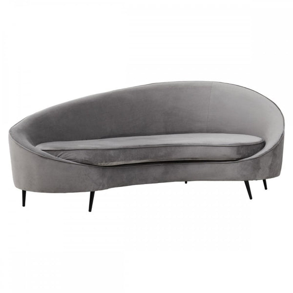 Camila Three Seat Velvet Sofa