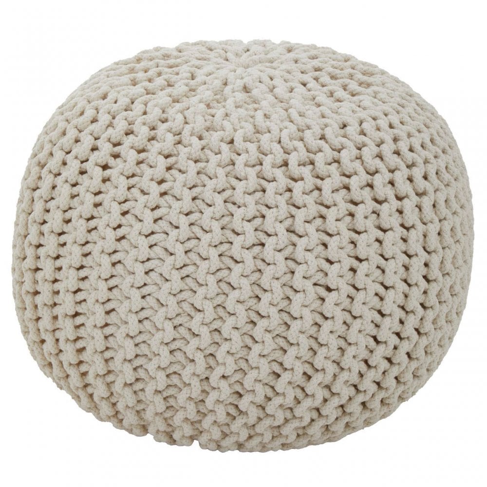 Brayden Knit Pouffe