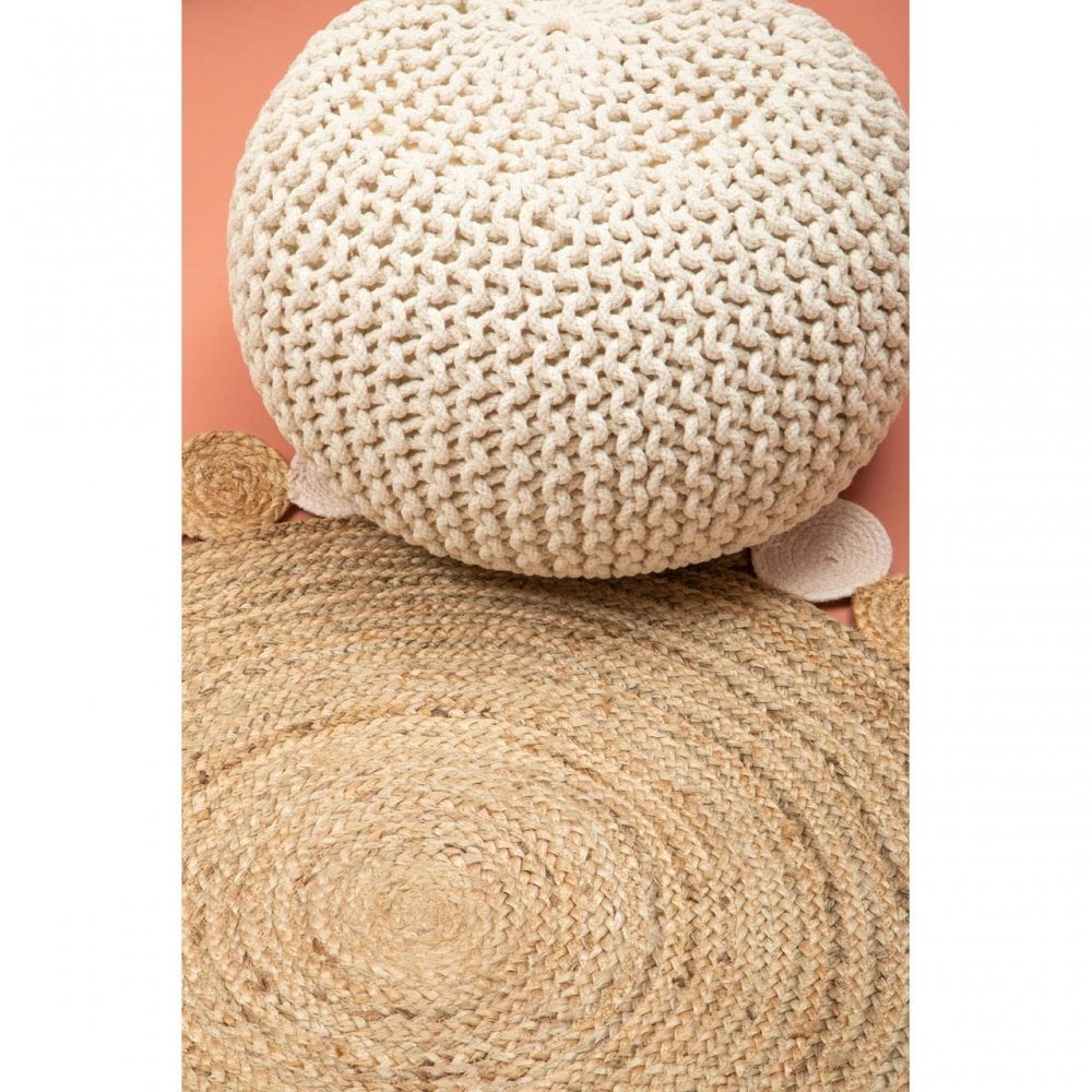 Brayden Knit Pouffe