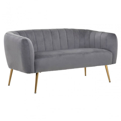 Elyse Two Seat Velvet Sofa