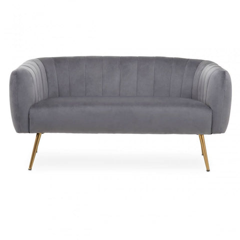 Elyse Two Seat Velvet Sofa