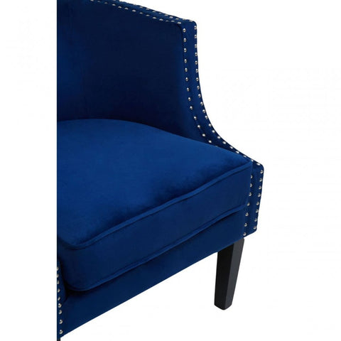 Elyse Velvet Studded Chair