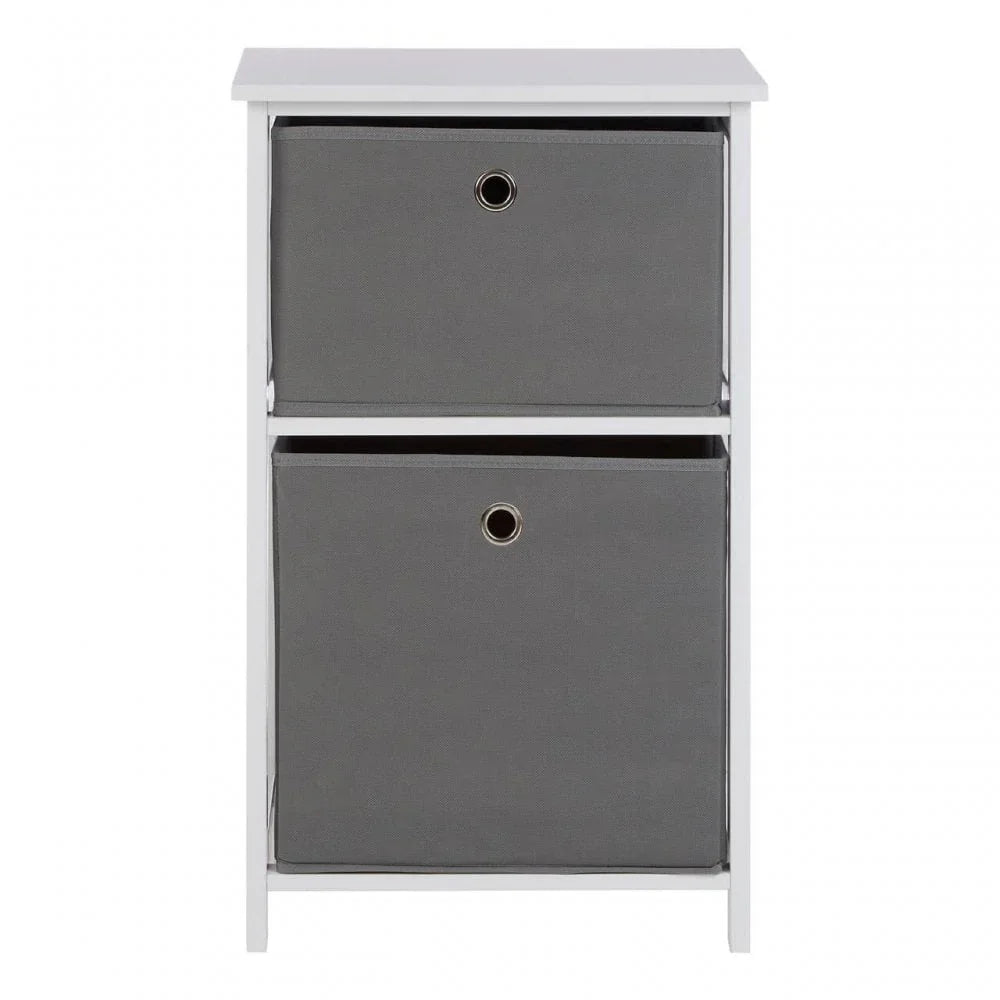Marlow 2 Fabric Drawers Cabinet