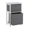 Marlow 2 Fabric Drawers Cabinet