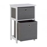 Marlow 2 Fabric Drawers Cabinet
