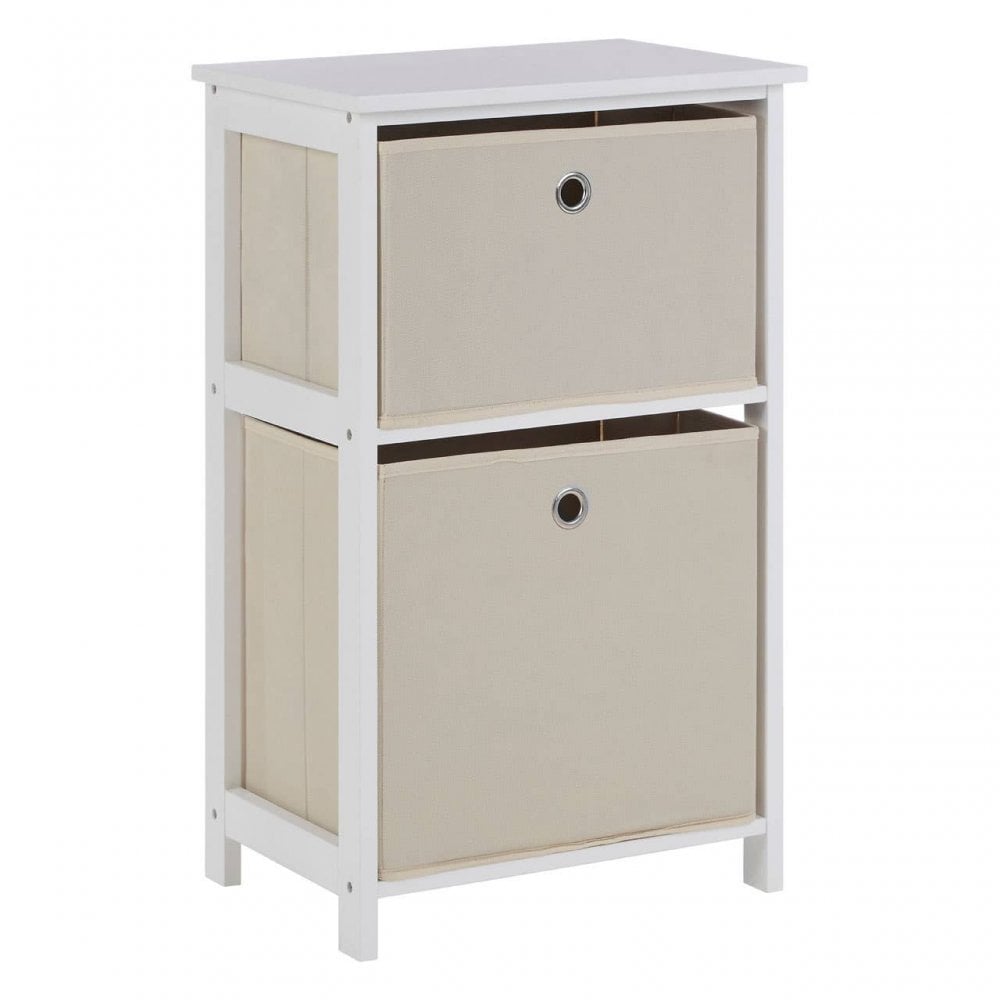 Marlow 2 Fabric Drawers Cabinet
