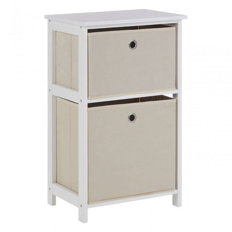 Marlow 2 Fabric Drawers Cabinet