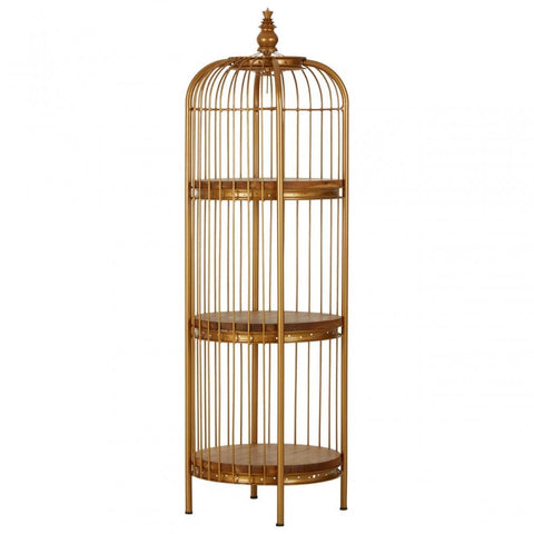 Cameron Small Finish Birdcage Shelf Unit