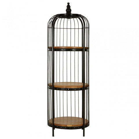 Cameron Small Finish Birdcage Shelf Unit