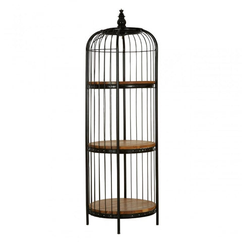 Cameron Small Finish Birdcage Shelf Unit