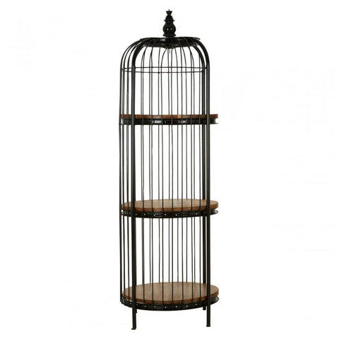 Cameron Small Finish Birdcage Shelf Unit