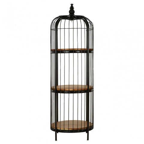 Cameron Small Finish Birdcage Shelf Unit