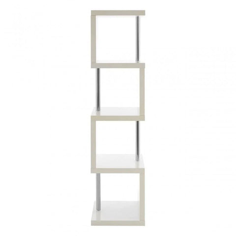 Orion 4 Tier Gloss Shelf Unit
