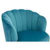 Celeste Velvet Chair With Gold Wood Legs