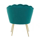 Marlow Velvet Scalloped Chair