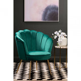 Marlow Velvet Scalloped Chair