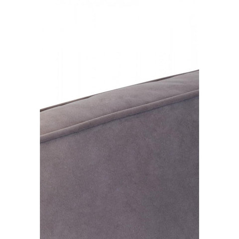 Camden Three Seat Velvet Chaise Sofa