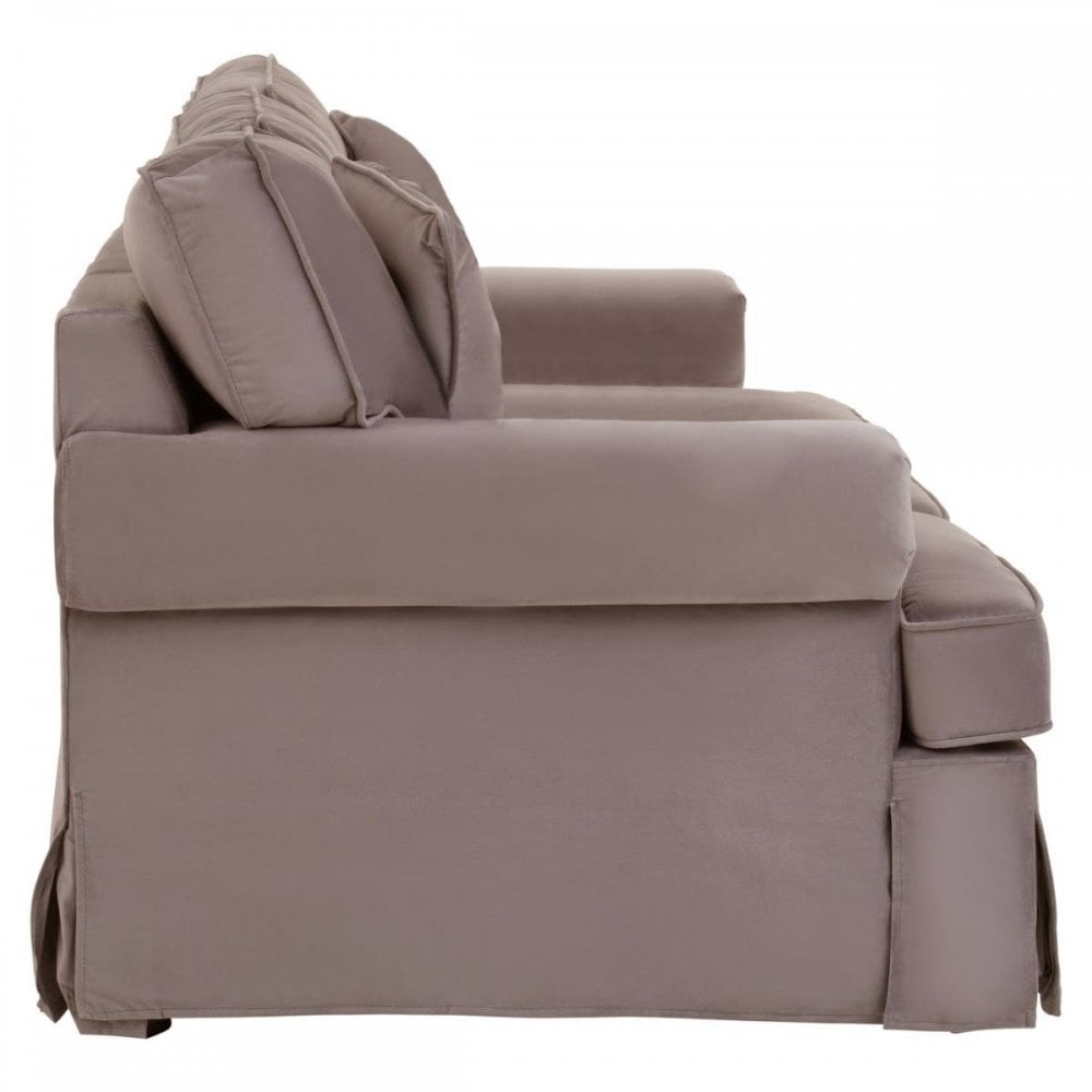 Camden Three Seat Velvet Sofa