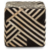 Camden Leather Pouffe