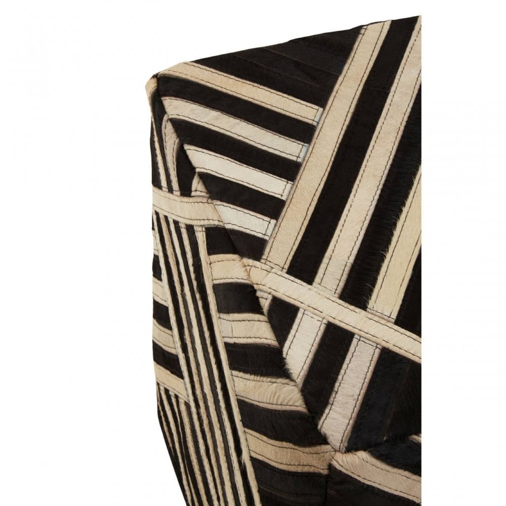 Camden Leather Pouffe