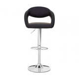 Tawny Faux Leather Bar Chair
