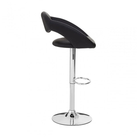 Tawny Faux Leather Bar Chair