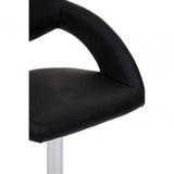 Tawny Faux Leather Bar Chair