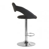 Tawny Faux Leather Bar Chair