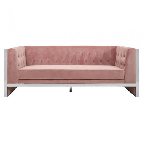 Vero 3 Seat Velvet Sofa