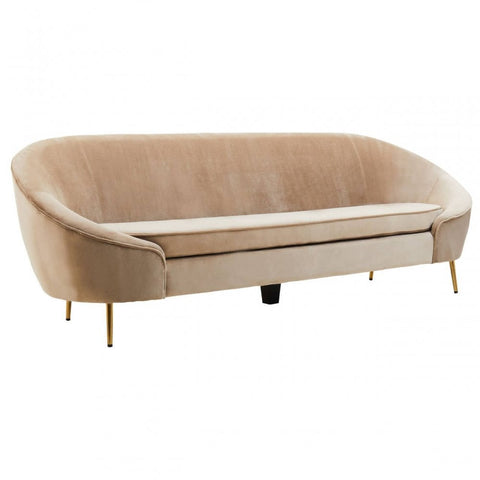 Charlotte 3 Seat Velvet Sofa