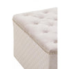 Elara Square Velvet Ottoman
