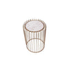 Brass Cage Side Table