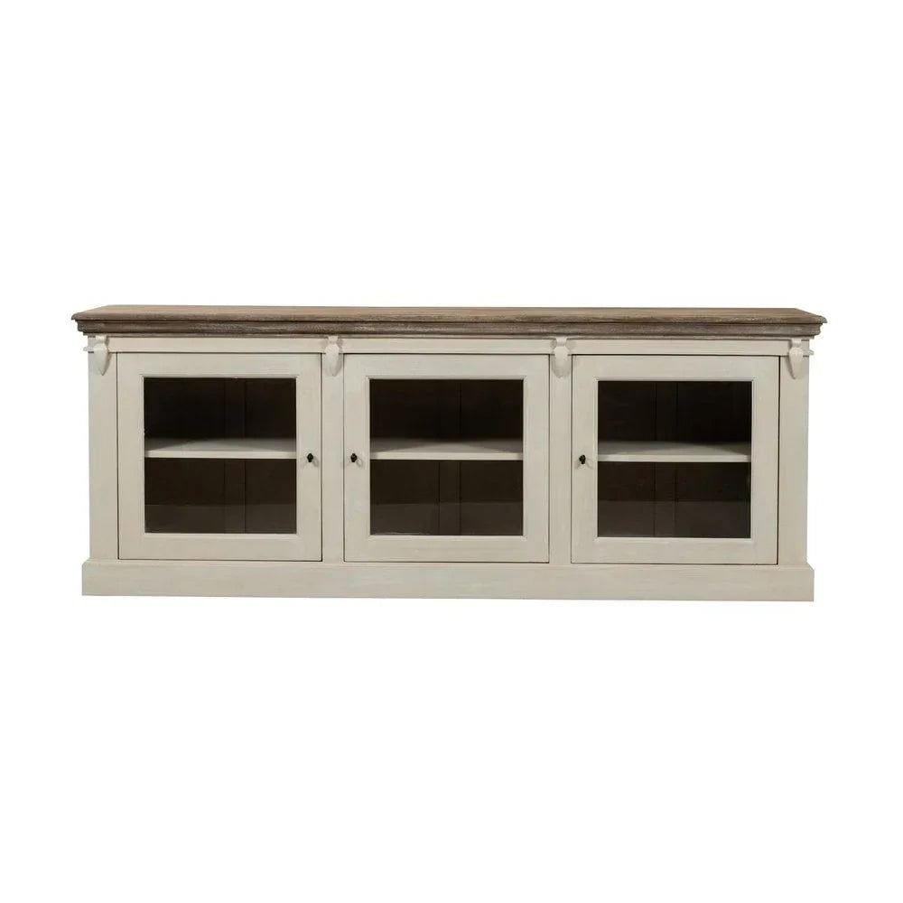 Cornwall Sideboard - Antique White/Oak Wash Top